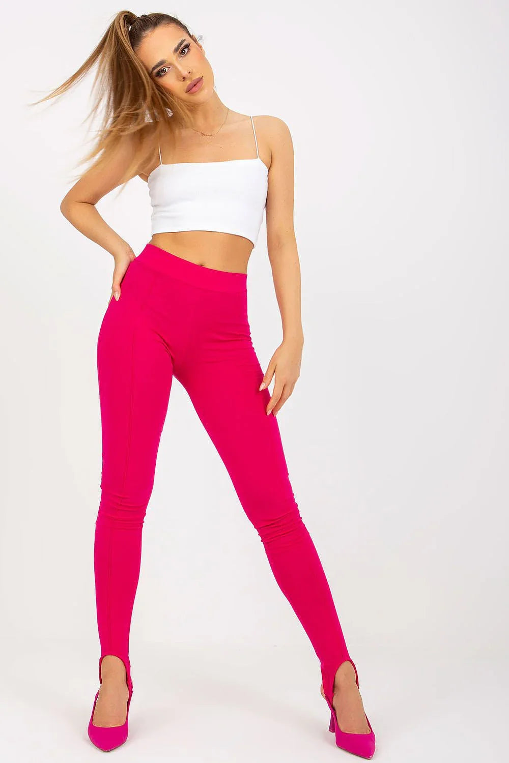 Women High Waist Cotton Sporty Long Leggings