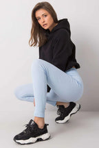 Women High Waist Textured Long Casual Leggings