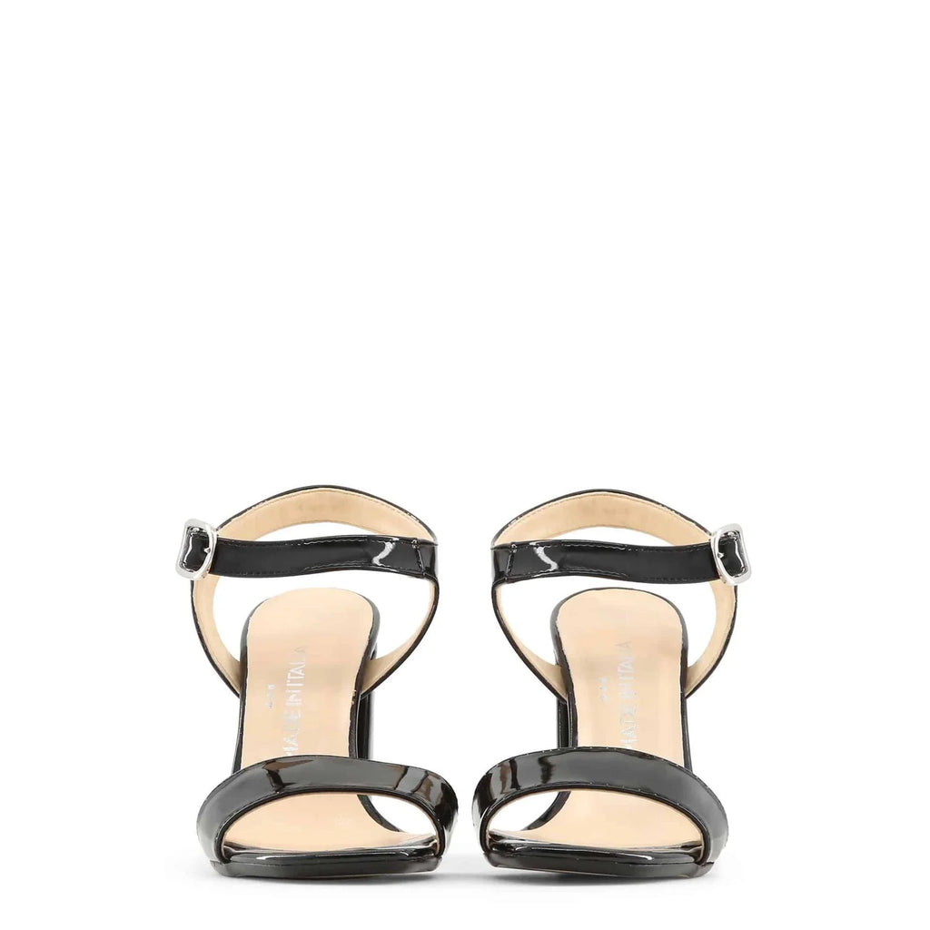 Women Made in Italy Patent Leather Block Heel Shoes