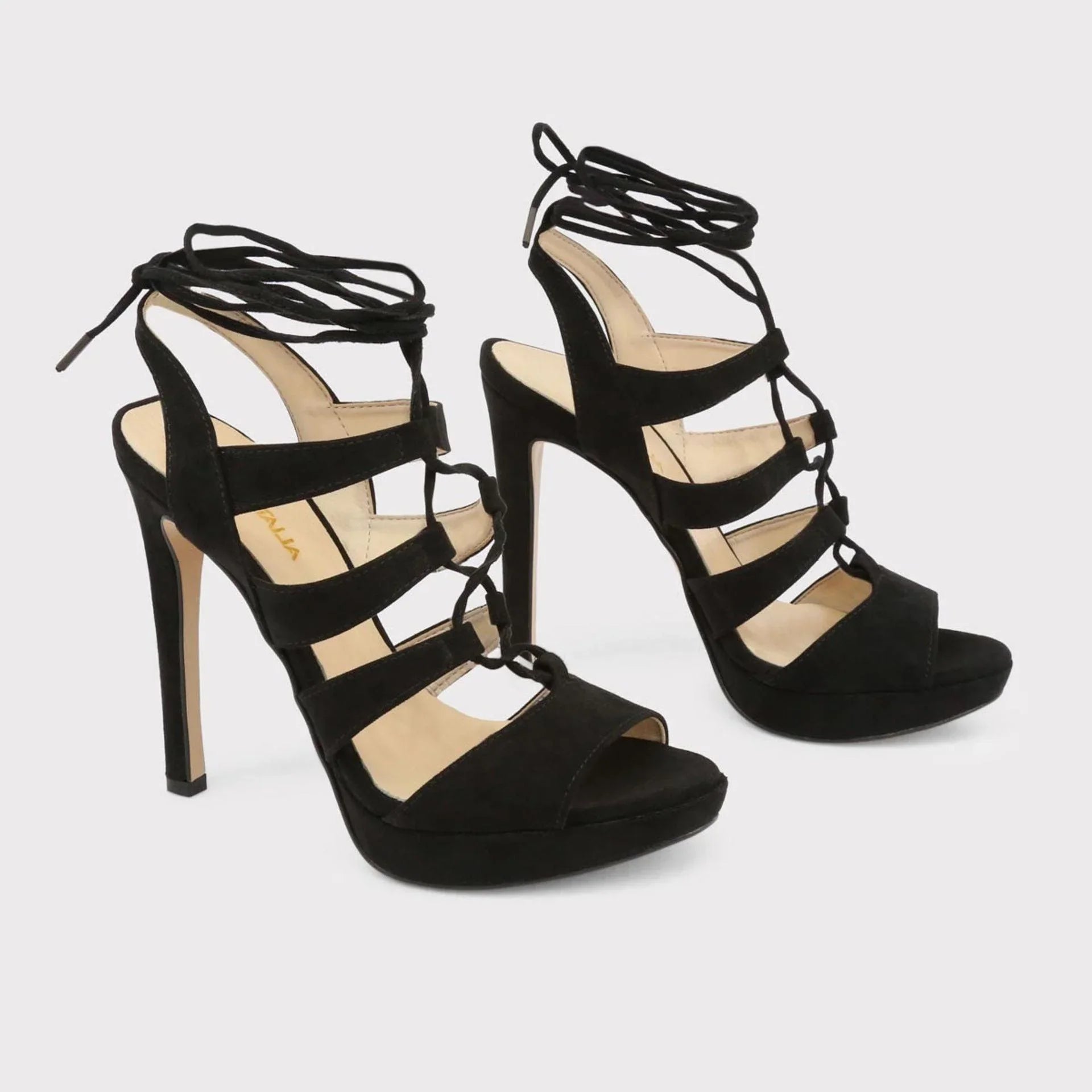 Women Made in Italy Strappy Platform Stiletto Shoes