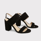 Women Made in Italy Suede Ankle Strap Heel Shoes