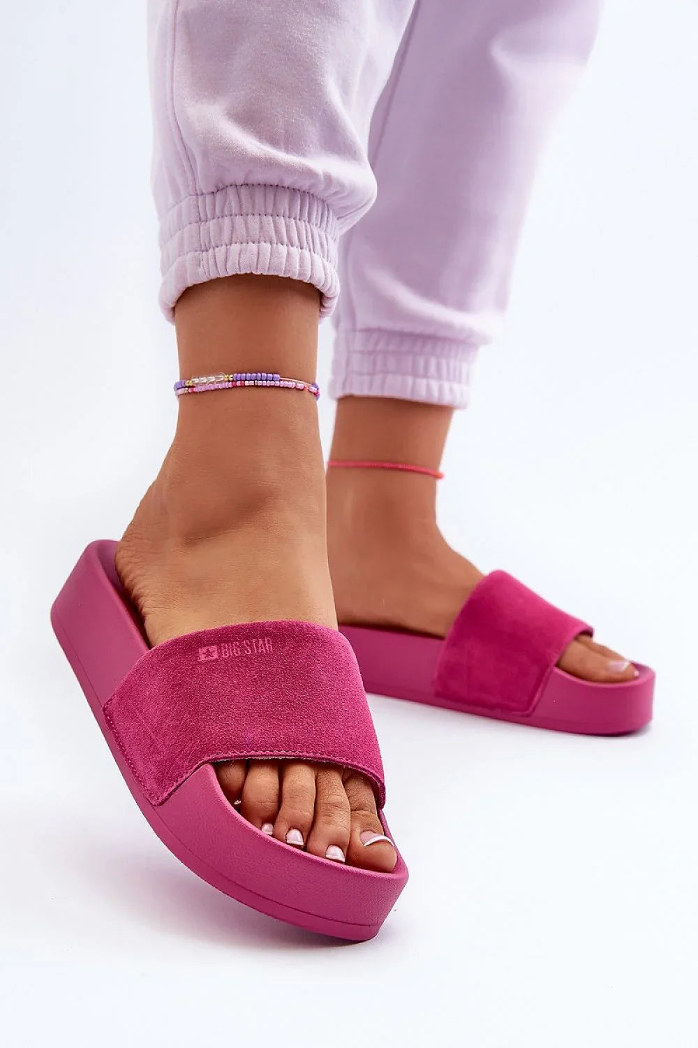 Women Mid Platform Flip Flops