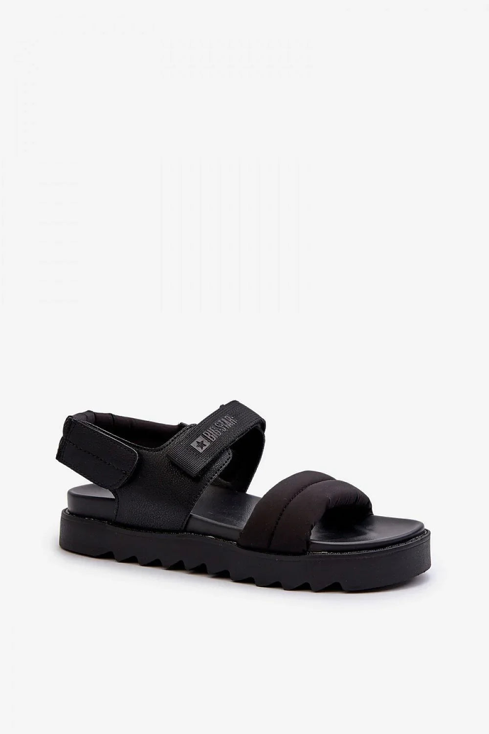 Women Mid Platform Velcro Comfort Sandals