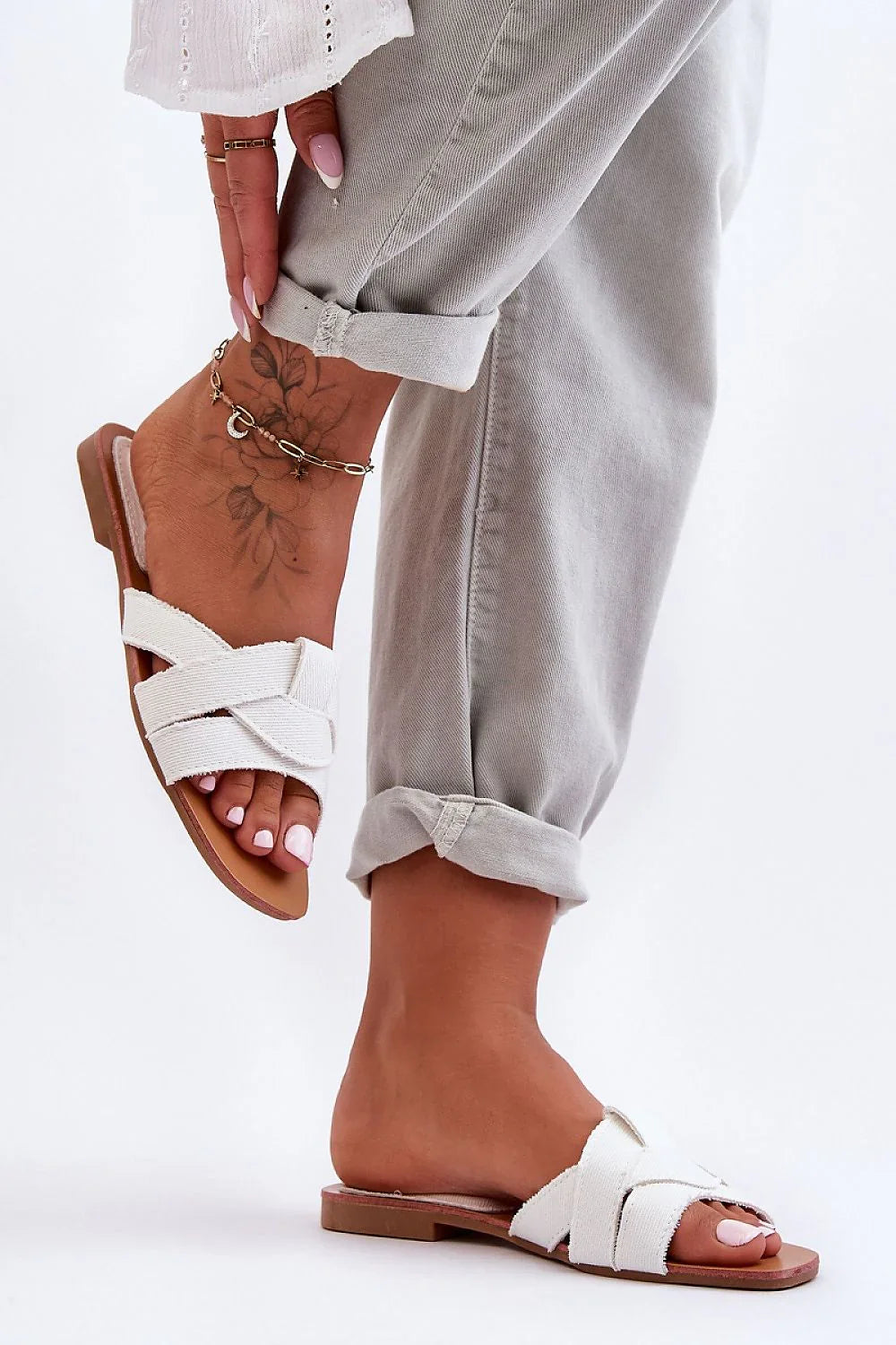 Women Multi-Strap Walking Flip Flops