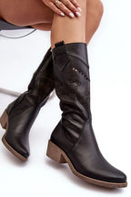 Women Open Work Boots - Low Block Shoes
