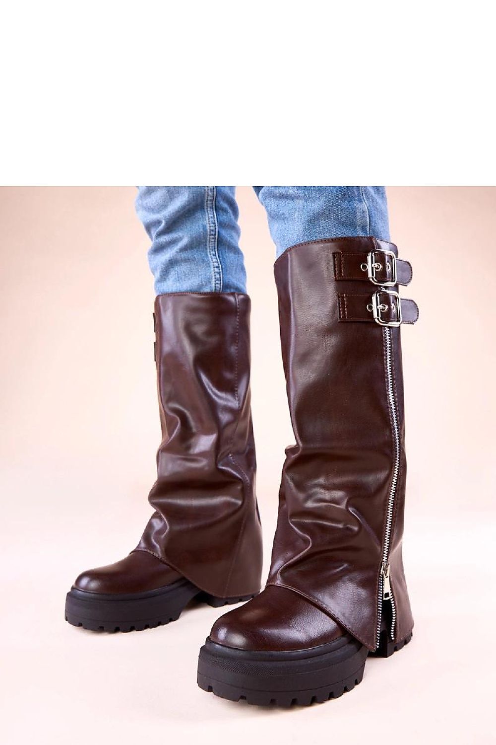 Women Platform Boots - Mid Platform Shoes