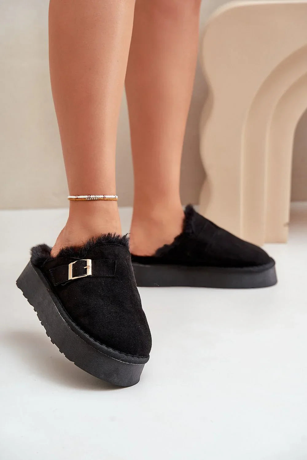 Women Platform Winter Slippers
