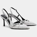 Women Pointed Toe Ankle Strap Stiletto Heels