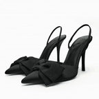 Women Pointed Toe Slingback Stiletto Sandals
