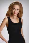 Women Scoop-Neck Sleeveless T-Shirt – Black