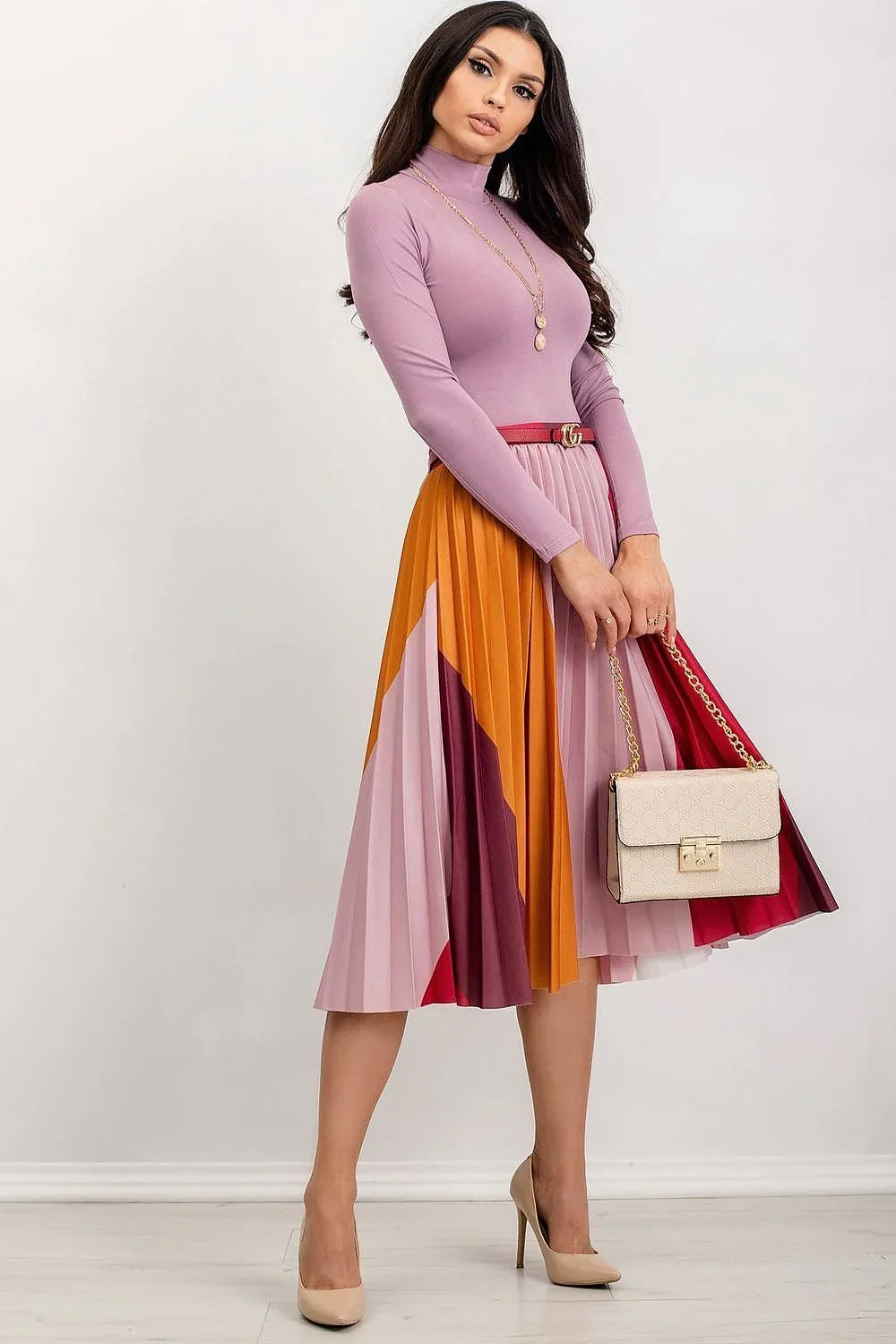 Women Slim Viscose Turtleneck Sweater