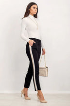 Women Slim Viscose Turtleneck Sweater