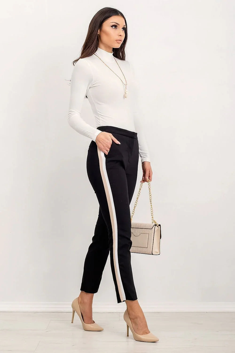 Women Slim Viscose Turtleneck Sweater