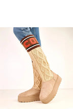 Women Snow Boots - Mid Platform Shoes
