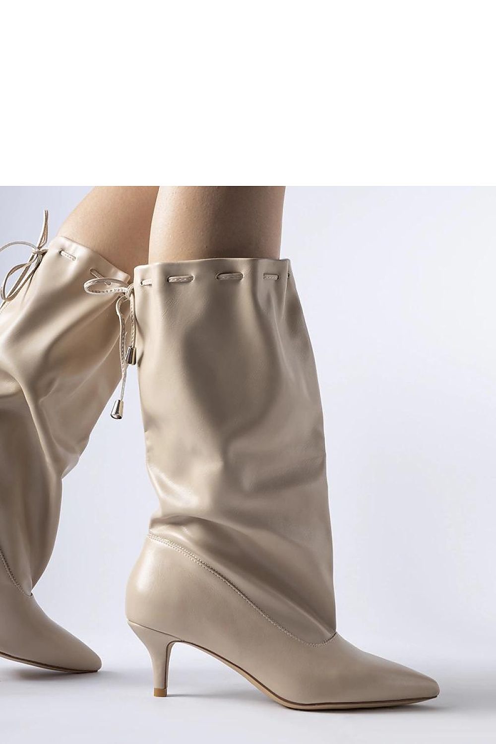 Women Stiletto Heeled Boots - Mid Stiletto Shoes