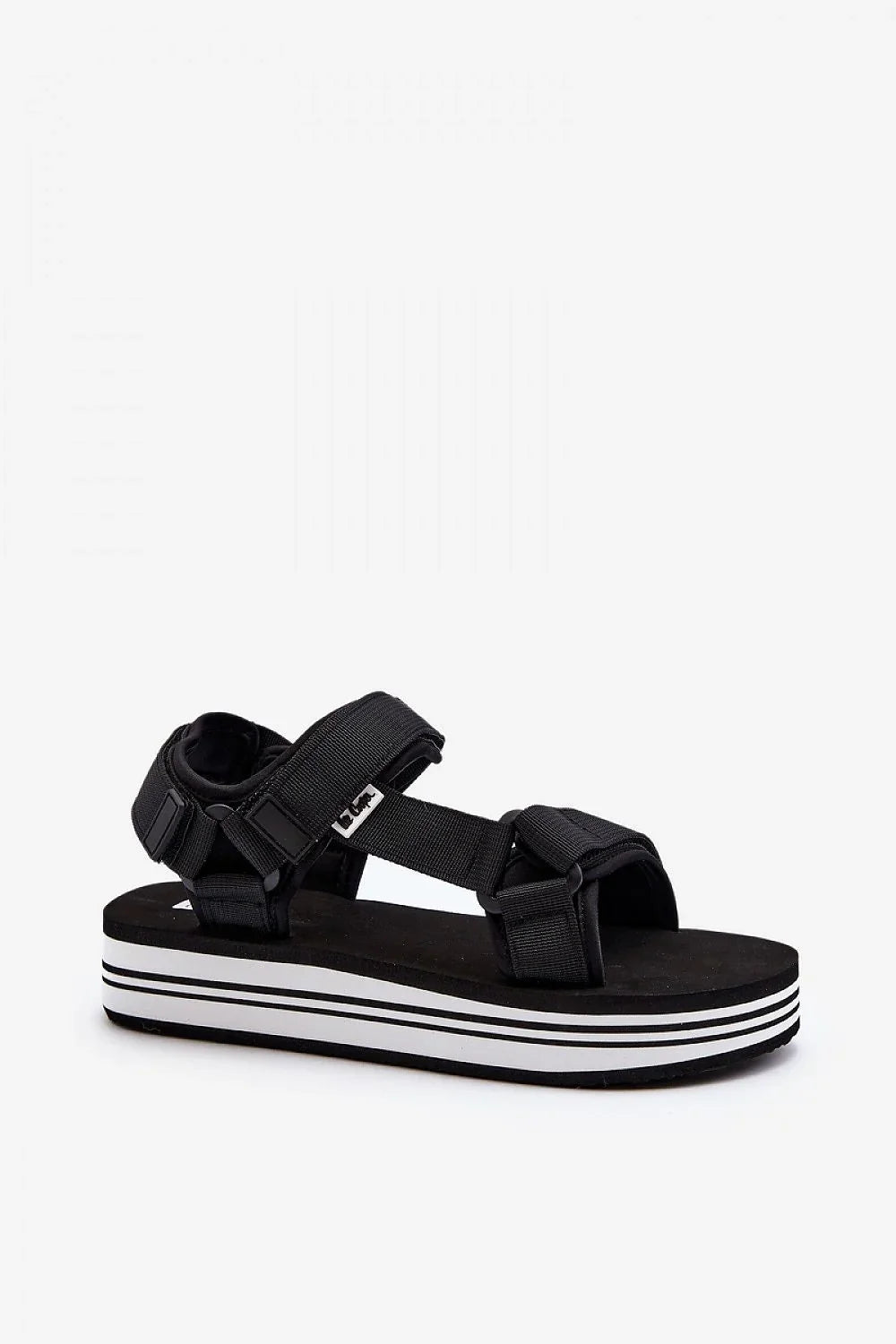 Women Striped Platform Comfort Sandals