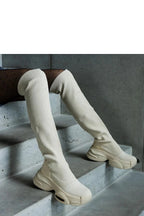 Women Thigh High Boots - High Platform Shoes