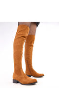 Women Thigh High Boots - Low Block Shoes