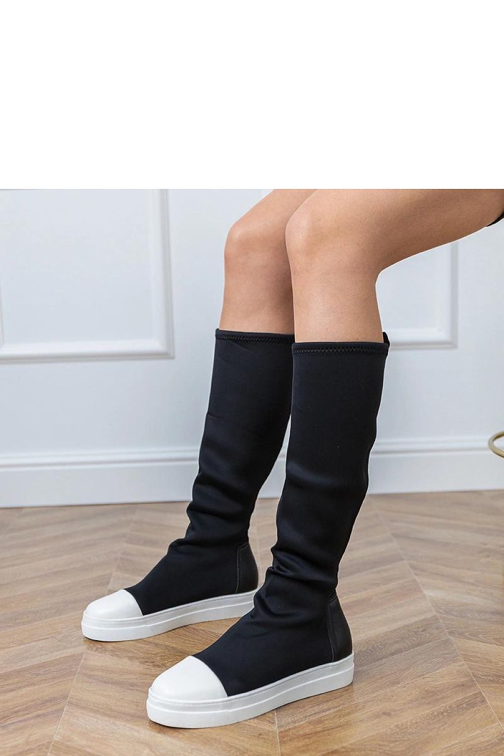 Women Thigh High Boots - Low Platform Shoes
