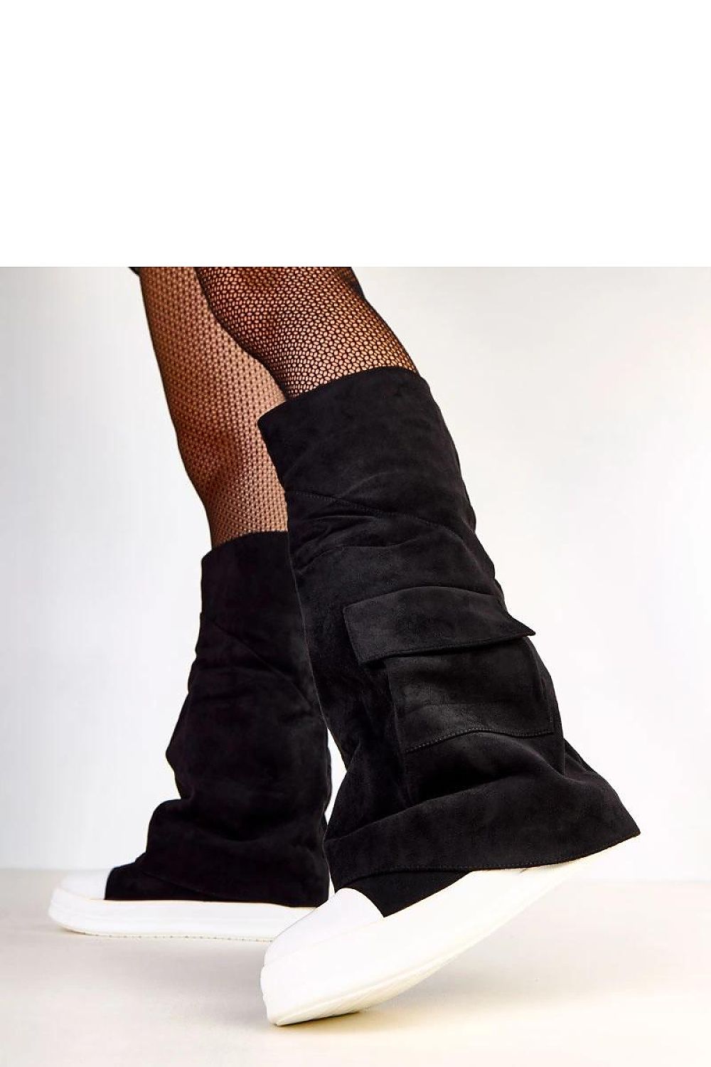 Women Thigh High Boots - Low Platform Shoes