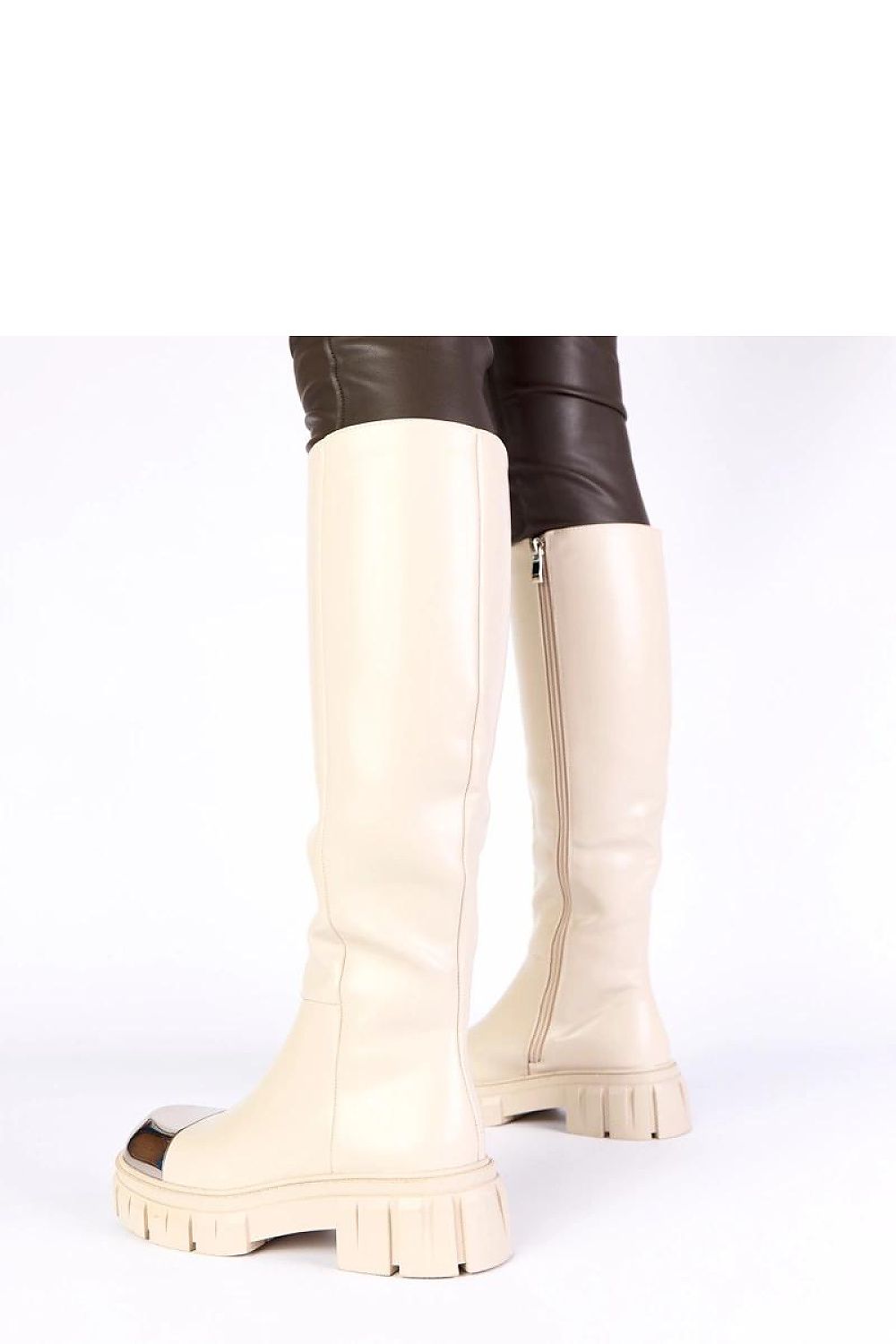 Women Thigh High Boots - Mid Block Shoes