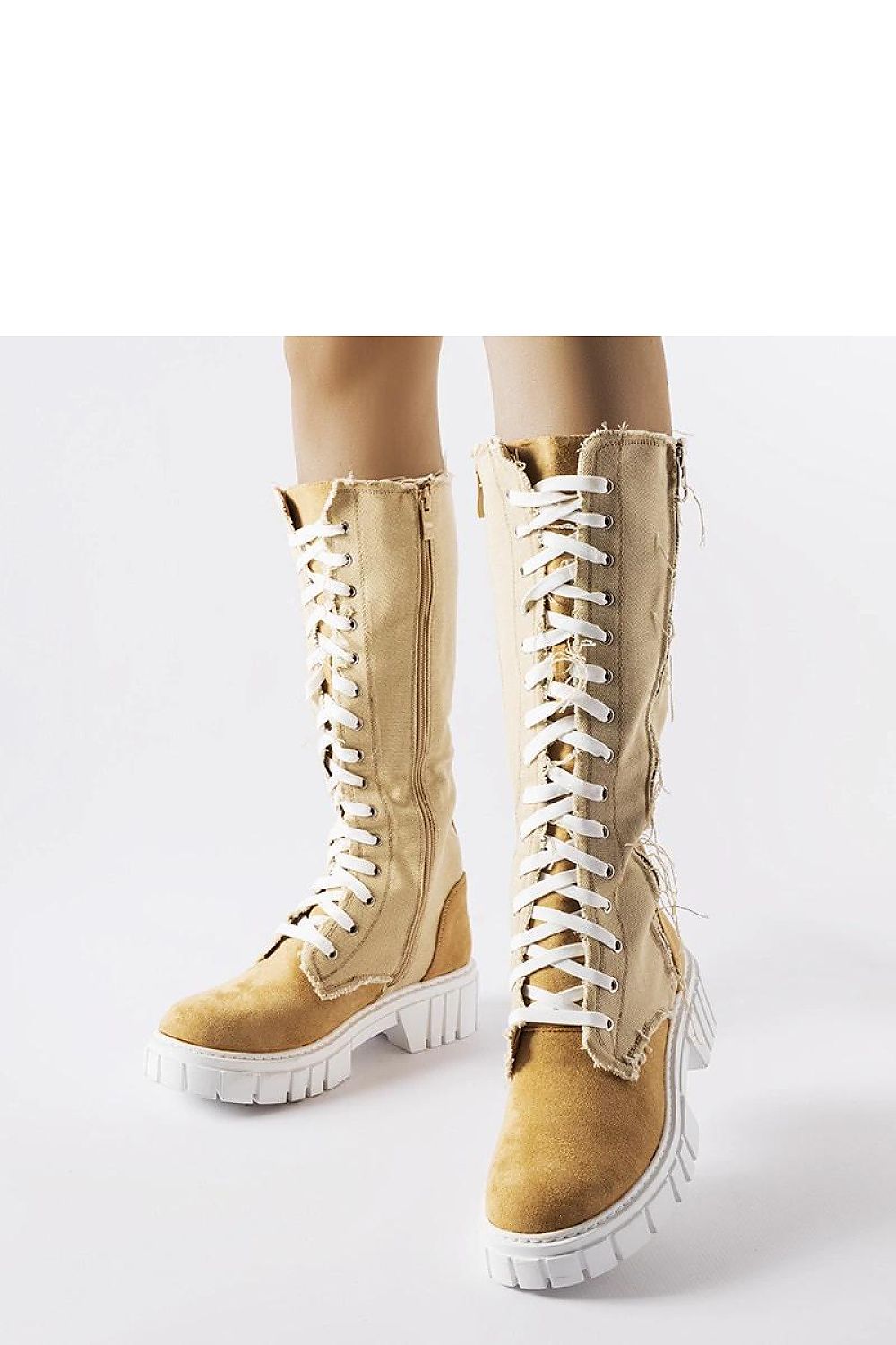 Women Thigh High Boots - Mid Block Shoes