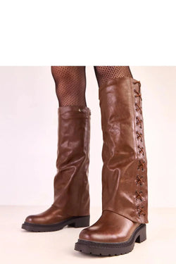 Women Thigh High Boots - Mid Block Shoes - Guocali