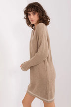 Women's Above Knee Day Dress – Oversized With Long Sleeves