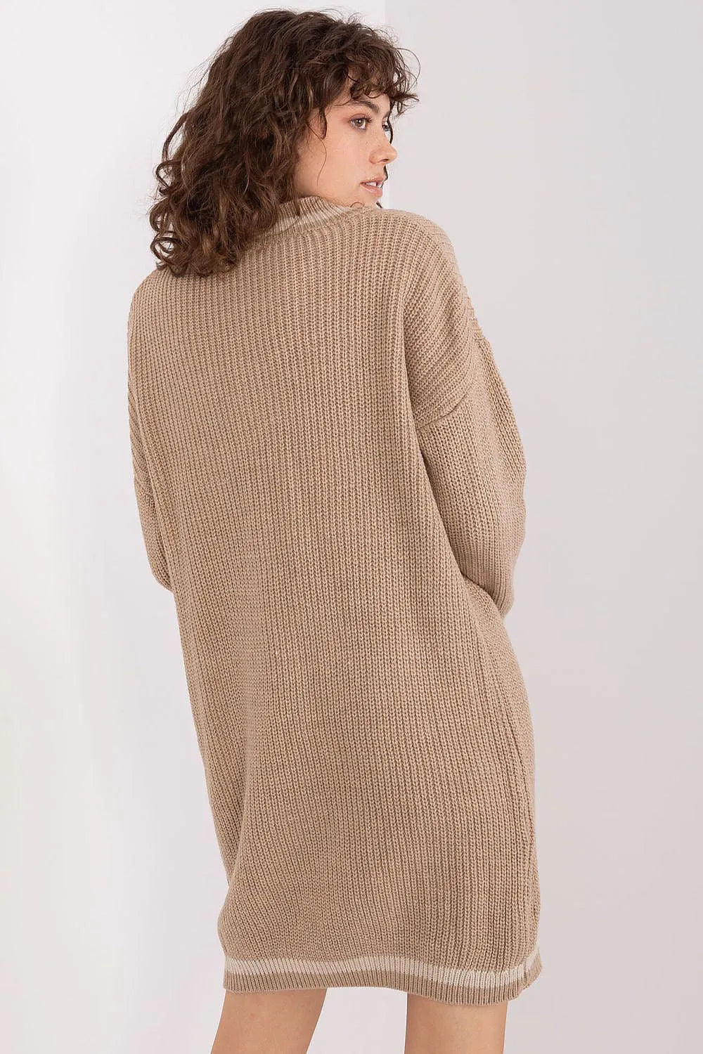 Women's Above Knee Day Dress – Oversized With Long Sleeves