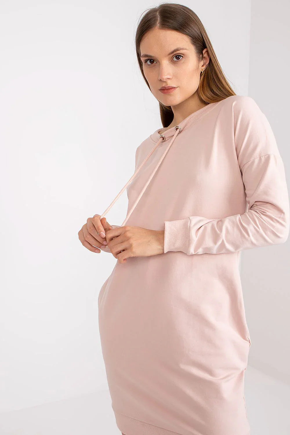 Women's Above Knee Day Dress – Regular Fit With Long Sleeves