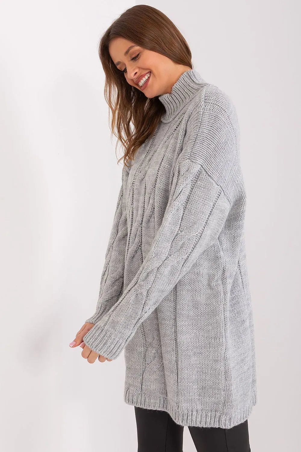 Women's Above Knee Day Dress – Relaxed With Long Sleeves