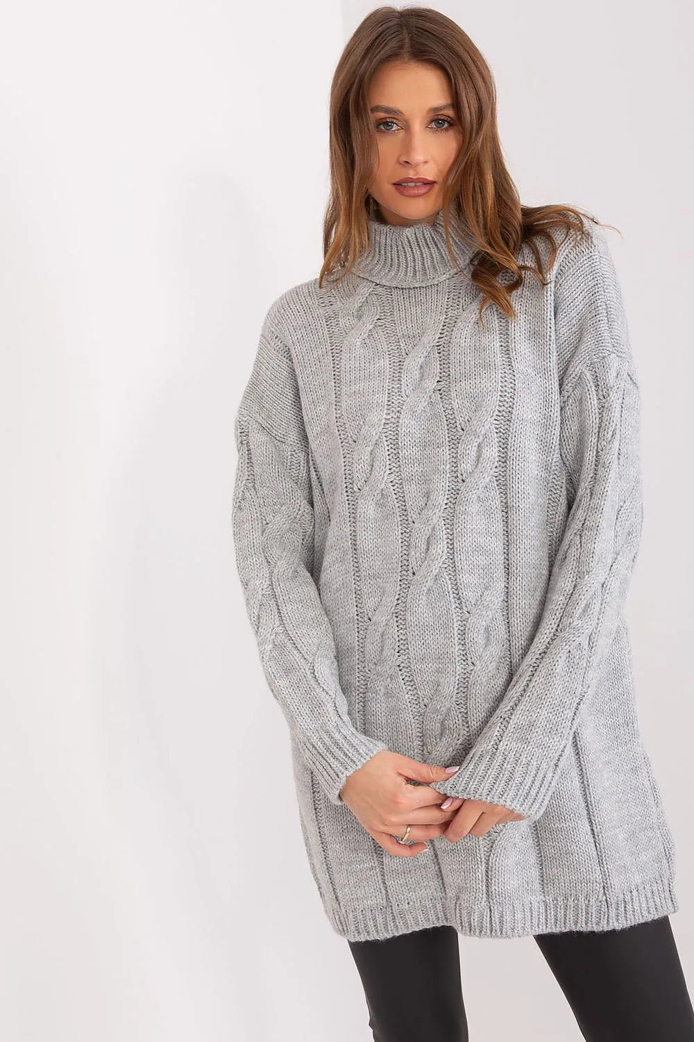 Women's Above Knee Day Dress – Relaxed With Long Sleeves