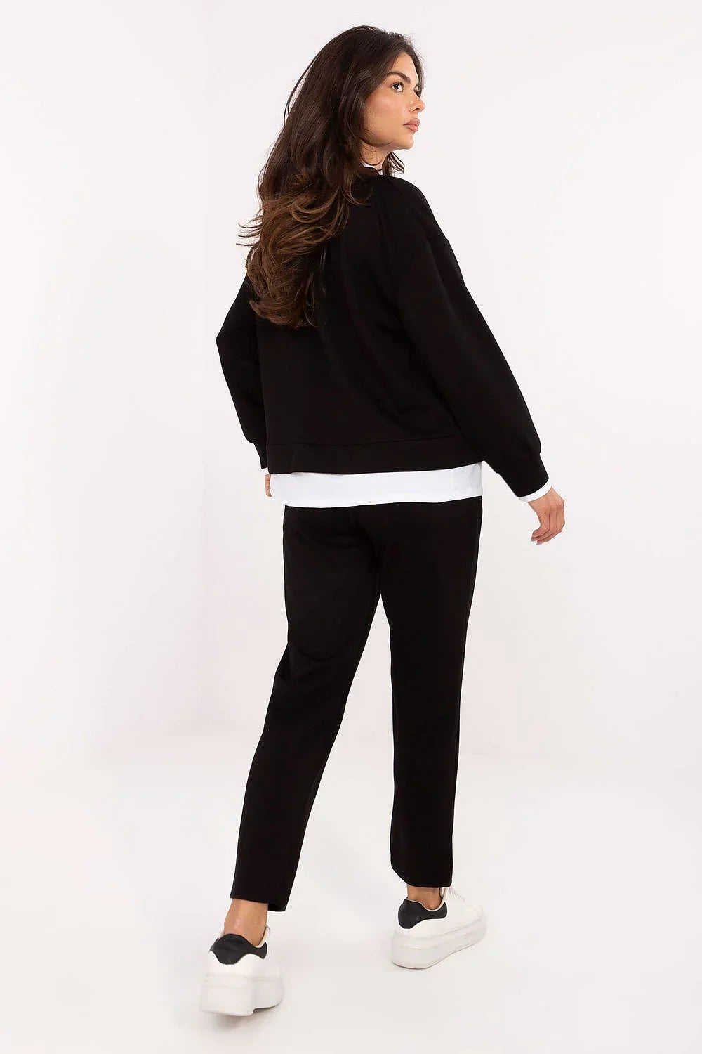Women’s Chic Sweatshirt and Straight Leg Pants Set