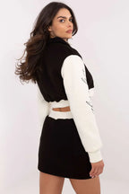 Women’s Collared Blouse and A-Line Mini Skirt Set