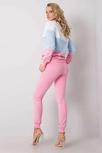 Women’s Colorblock Sweatshirt and Tapered Pants Set