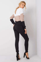 Women’s Colorblock Sweatshirt and Tapered Pants Set