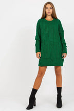 Women's Cozy Longline Cable Pullover Sweater