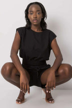 Women’s Cropped Sweatshirt and Shorts Summer Set
