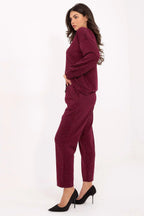 Women’s Elegant Sweatshirt and Straight Leg Pants Set