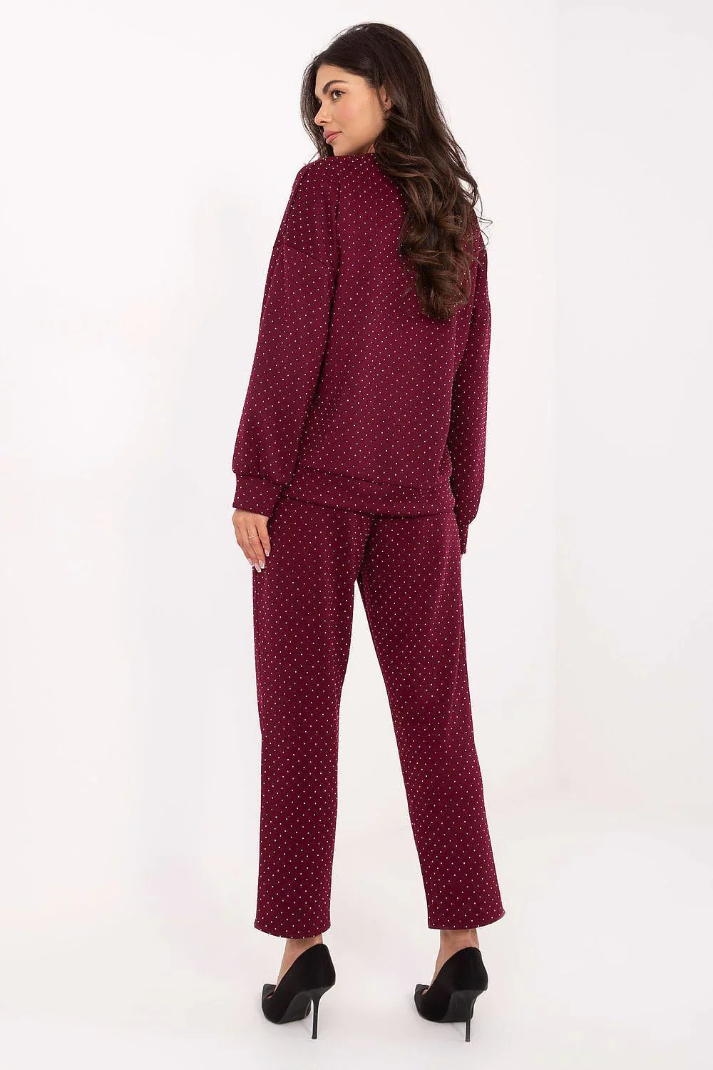 Women’s Elegant Sweatshirt and Straight Leg Pants Set