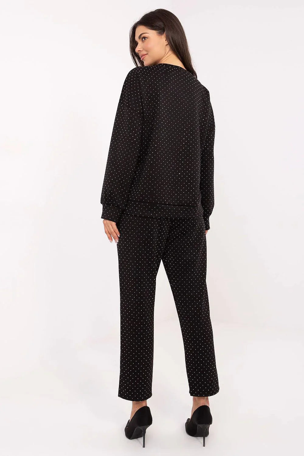 Women’s Elegant Sweatshirt and Straight Leg Pants Set