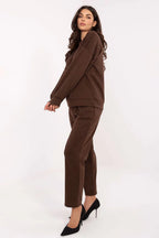 Women’s Elegant Sweatshirt and Straight Leg Pants Set