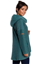 Women's Hoodie - Funnel/Scuba Hood With Relaxed Fit