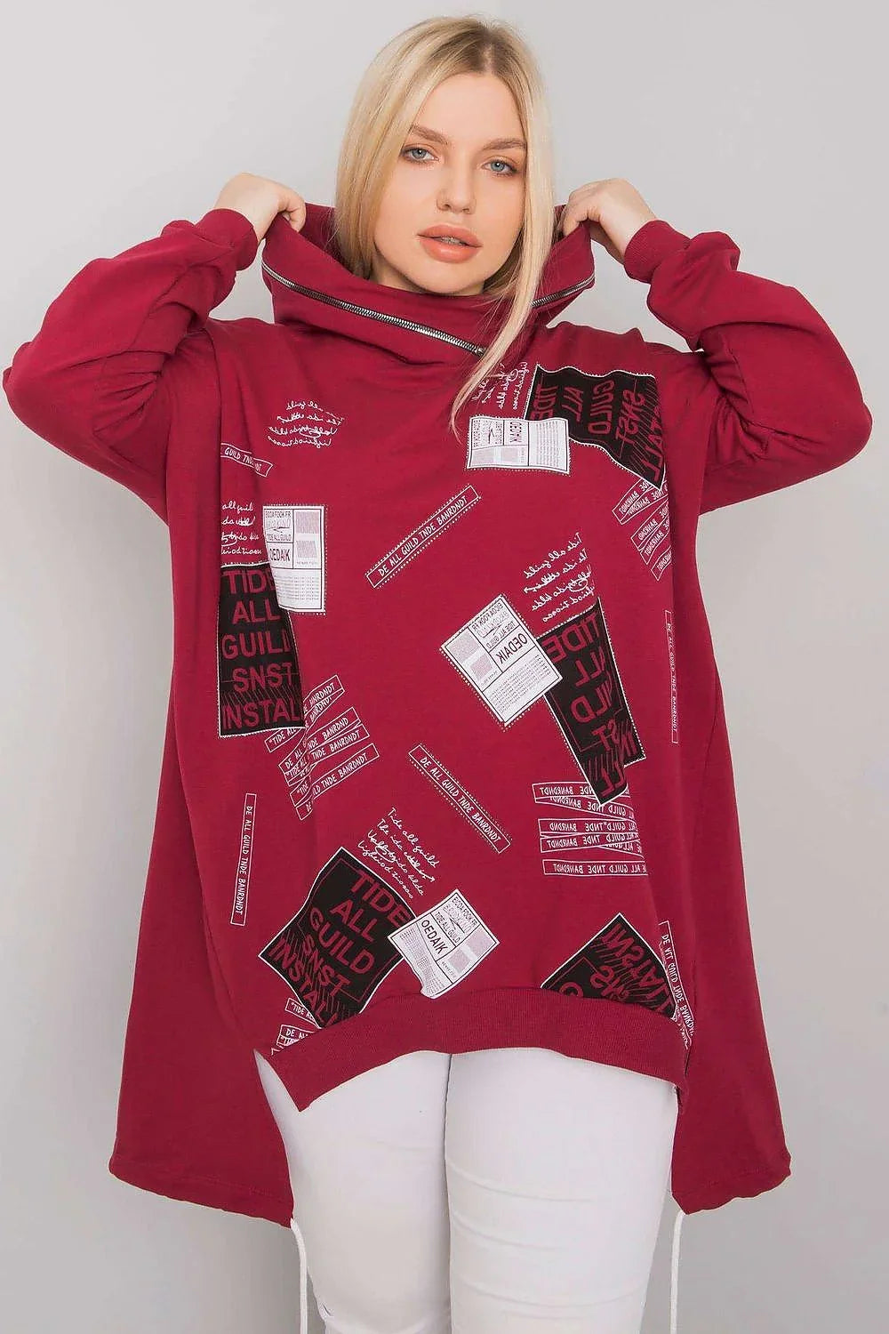 Women's Hoodie - Hooded With Oversized Fit