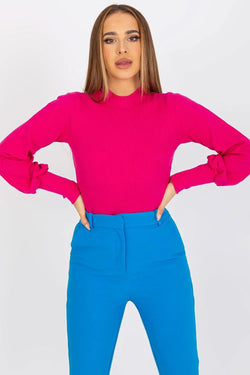 Women's Long Sleeve Blouse - Solid Waist Length - Guocali