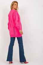 Women's Longline Button Cardigan Sweater