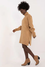 Women's Mini Day Dress – Loose With Long Sleeves