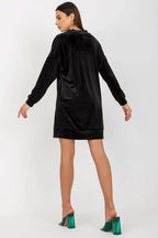 Women's Mini Day Dress – Regular Fit With Long Sleeves