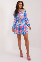 Women's Mini Day Dress – Relaxed With Long Sleeves