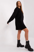 Women's Mini Day Dress – Relaxed With Long Sleeves